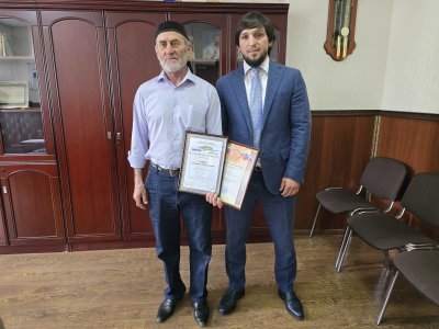 РУСЛАН БЕЛХОРОЕВ ВСТРЕТИЛСЯ С ПРЕЗИДЕНТОМ ФЕДЕРАЦИИ АЛЬПИНИЗМА РИ БЕСЛАНОВ ГУДИЕВЫМ