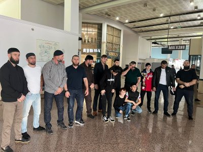 В Аэропорту &laquo;Магас&raquo; встретили победителя Первенства России по боксу Хамзата Фаргиева