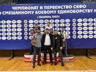 Ингушские спортсмены завоевали пятнадцать медалей чемпионата и первенства СКФО по смешанным единоборствам ММА