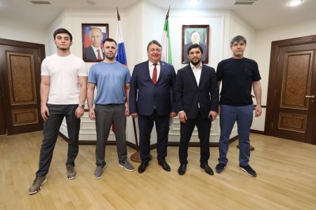 ​РУСЛАН БЕЛХОРОЕВ ПРИНЯЛ УЧАСТИЕ В ОБСУЖДЕНИИ РАЗВИТИЯ СПОРТИВНОЙ ИНФРАСТРУКТУРЫ ИНГУШЕТИИ С ПРЕДСТАВИТЕЛЕМ МИНСПОРТА РОССИИ